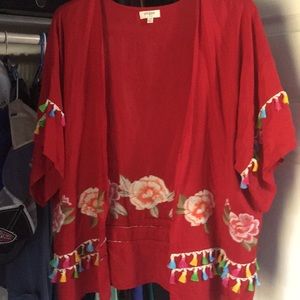 Floral fiesta kimono